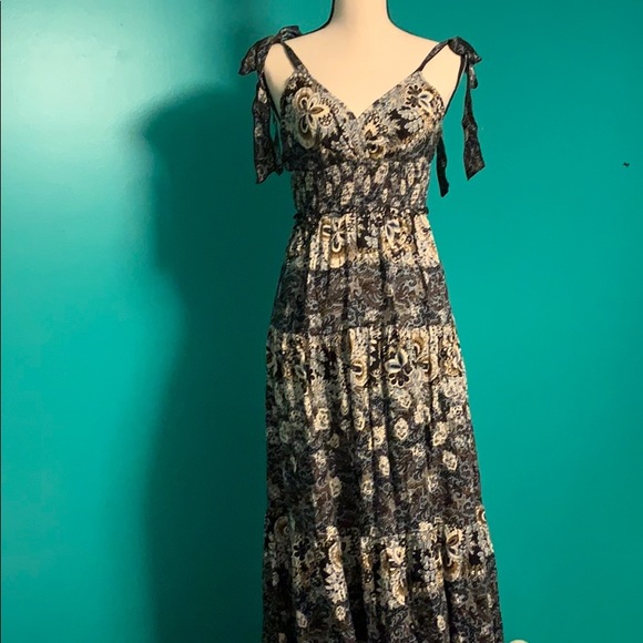 Free People Let’s Smock About It Maxi Dress - Picture 1 of 10